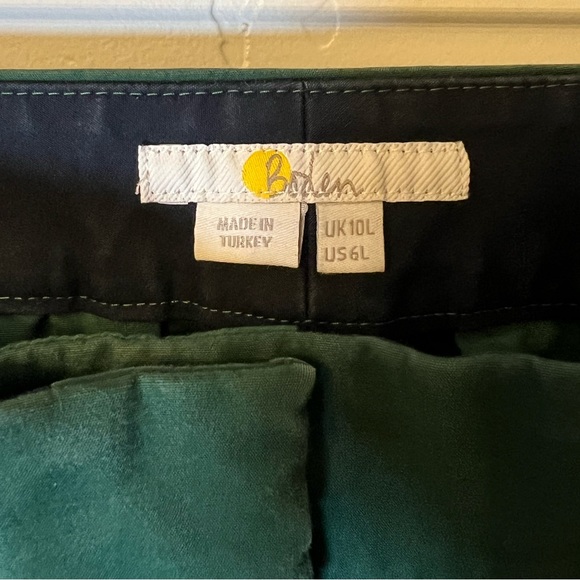 Boden Women’s Hunter Green Trouser Pants - 10L - Picture 2 of 3